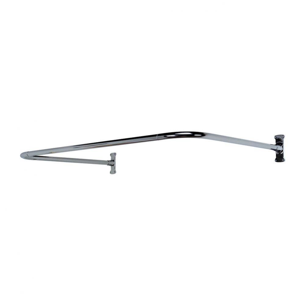 30'' U Shower Rod,Polished Chrome