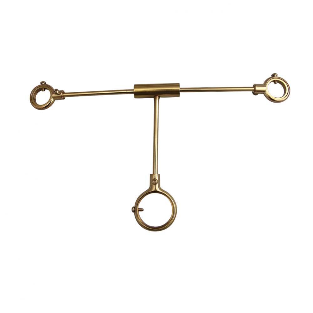 Tub Supply Line Support,Polished Brass