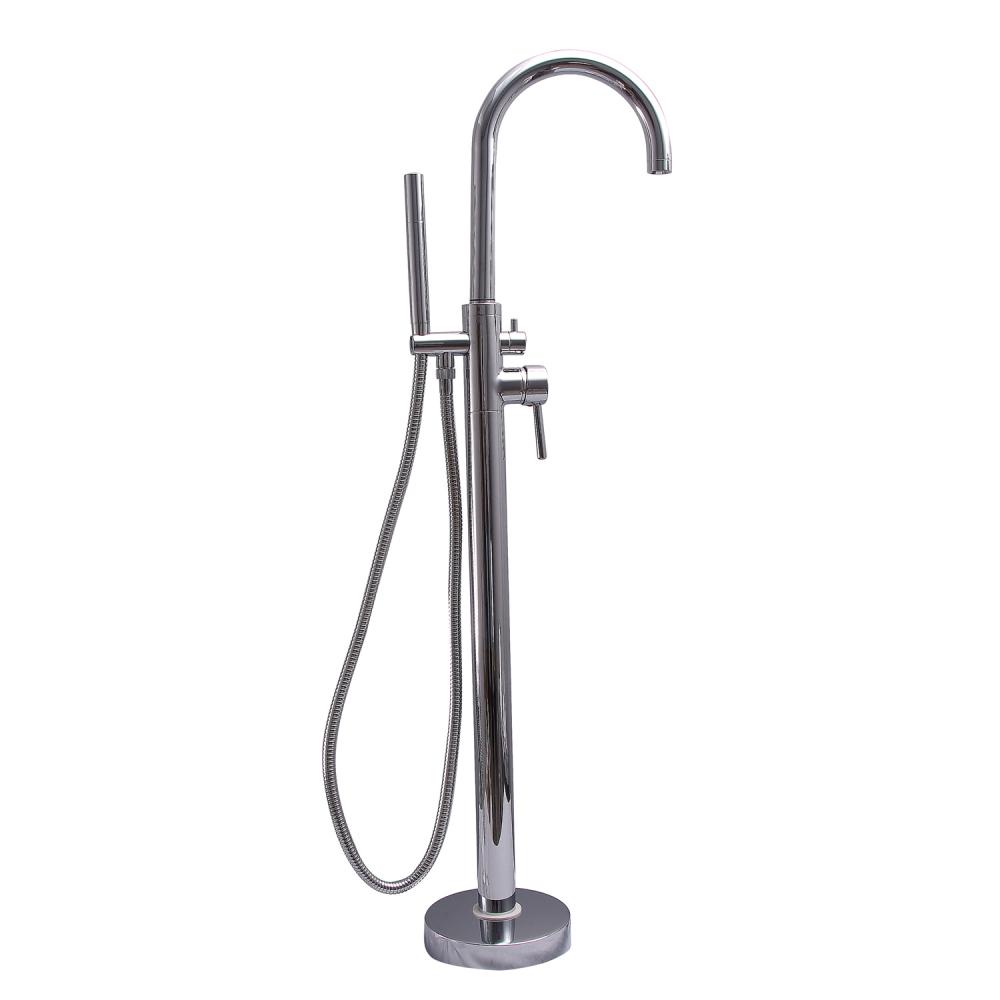 Branson Freestanding ThermostaTub Filler, Polished Chrome