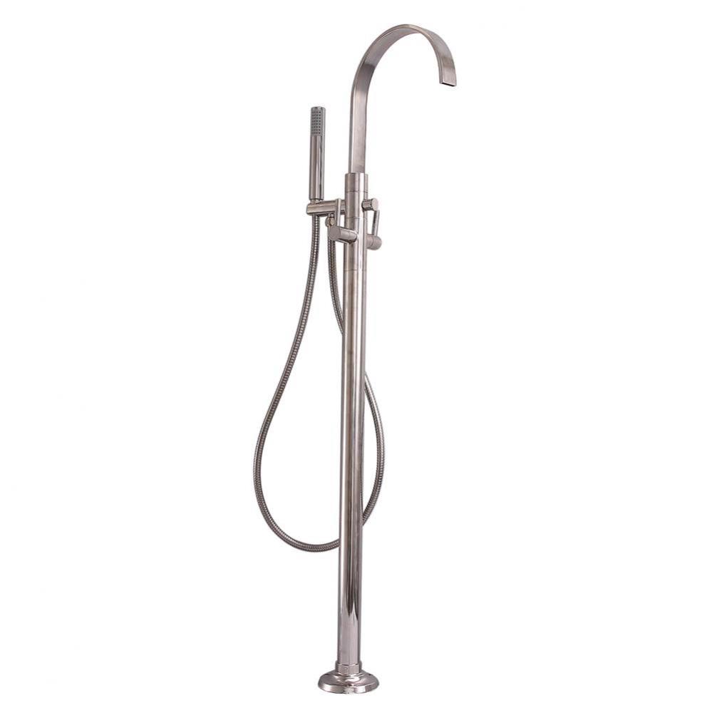 Dixville Freestanding Faucet with Metal Lever handles, PN