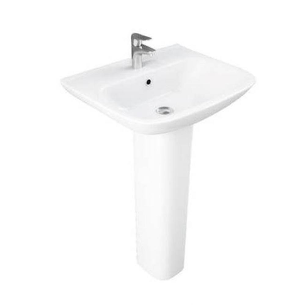 Eden 520 Pedestal Lavatory4'' Centerset, White