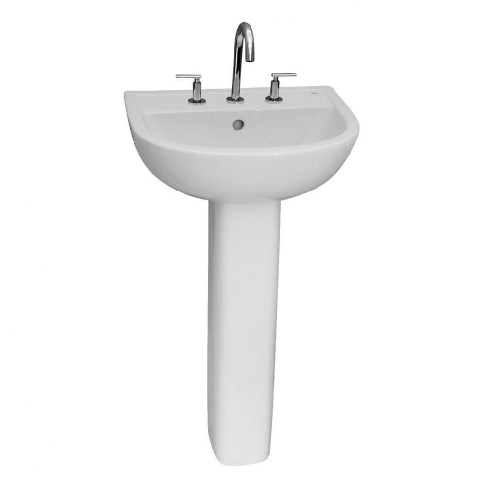 Compact 545 Pedestal Lavatory6'' Mini Spread, White