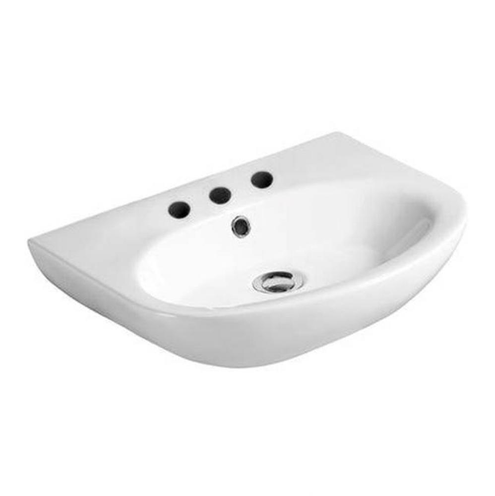 Infinity 500 Wall-Hung Basin4'' cc, White