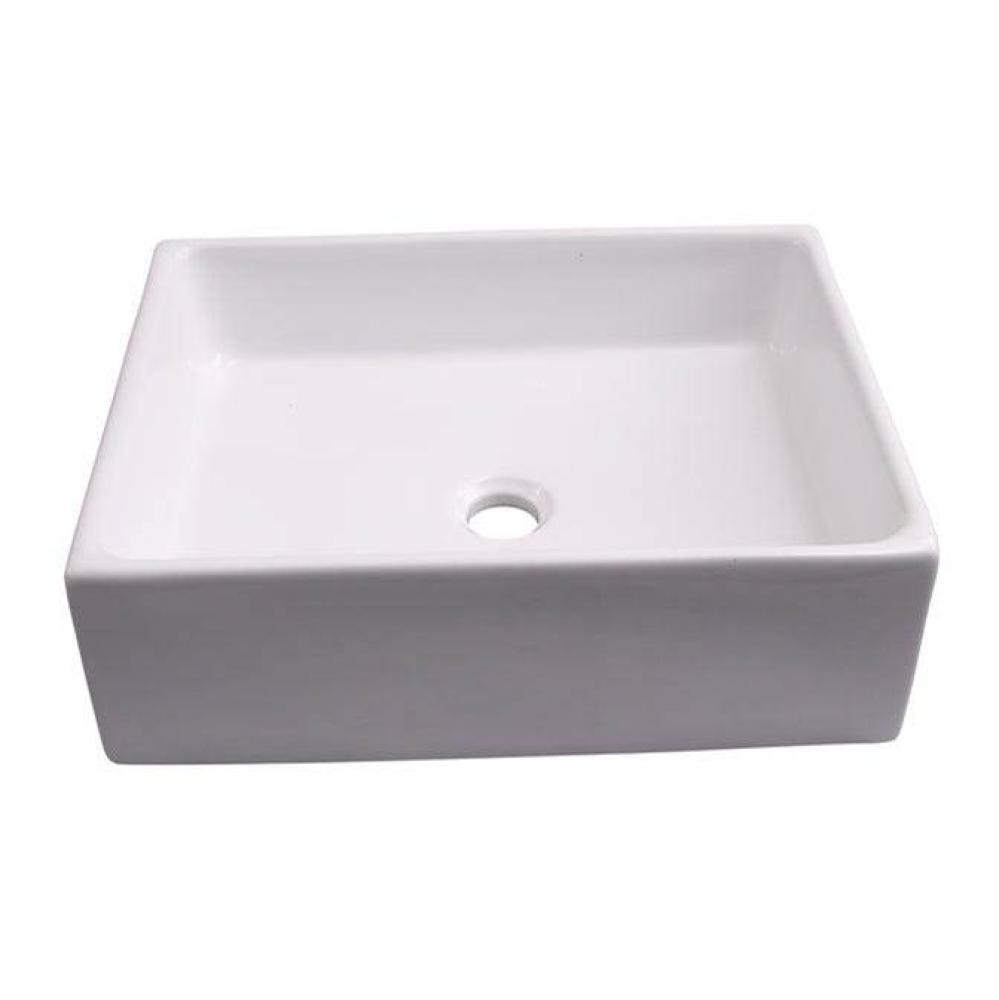 Redkey Above Counter Basin18-1/2'', Rect, No Fct Hole, WH