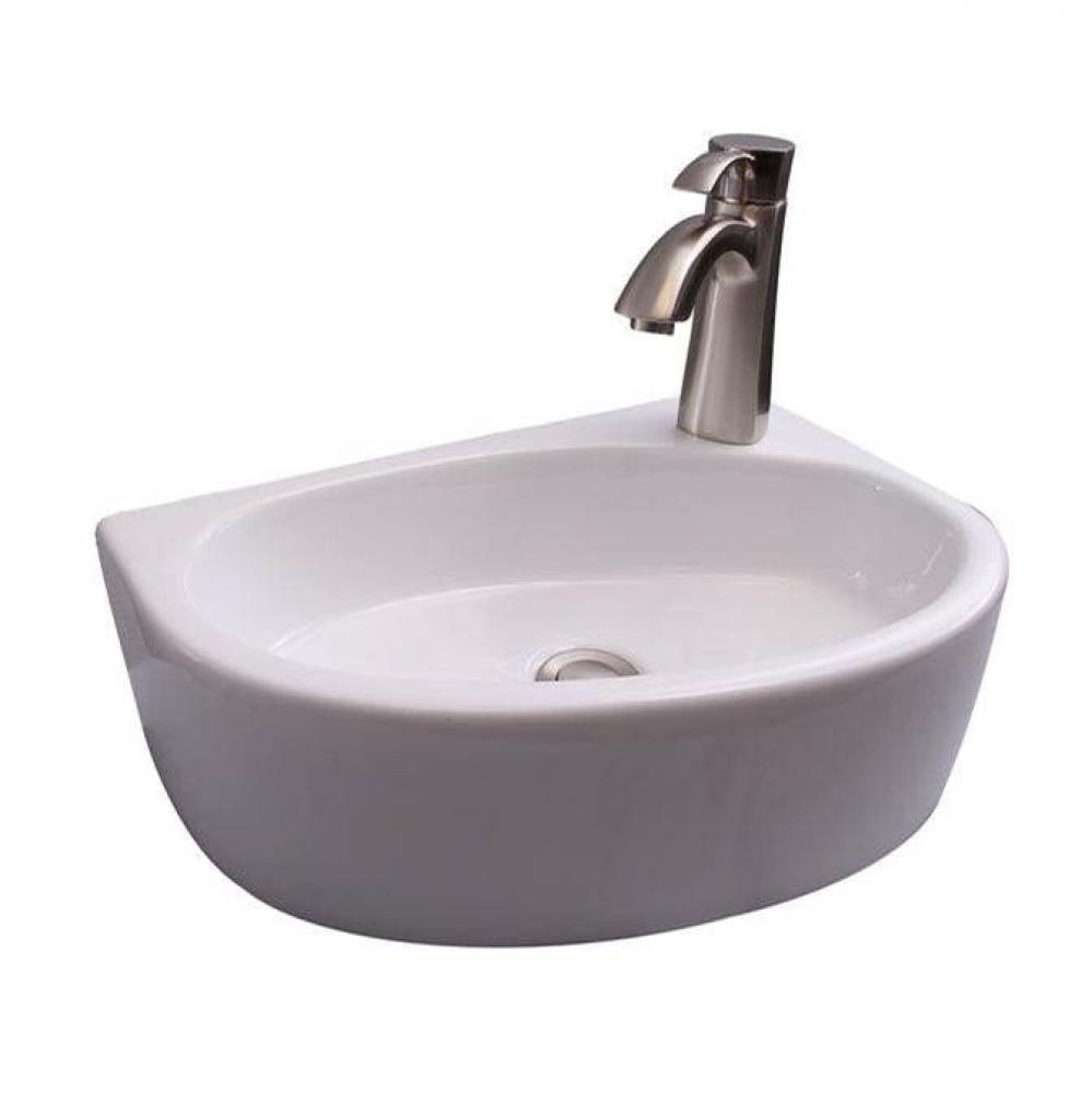 Albion Wall-Hung Basin 17''Right Faucet Hole,WH