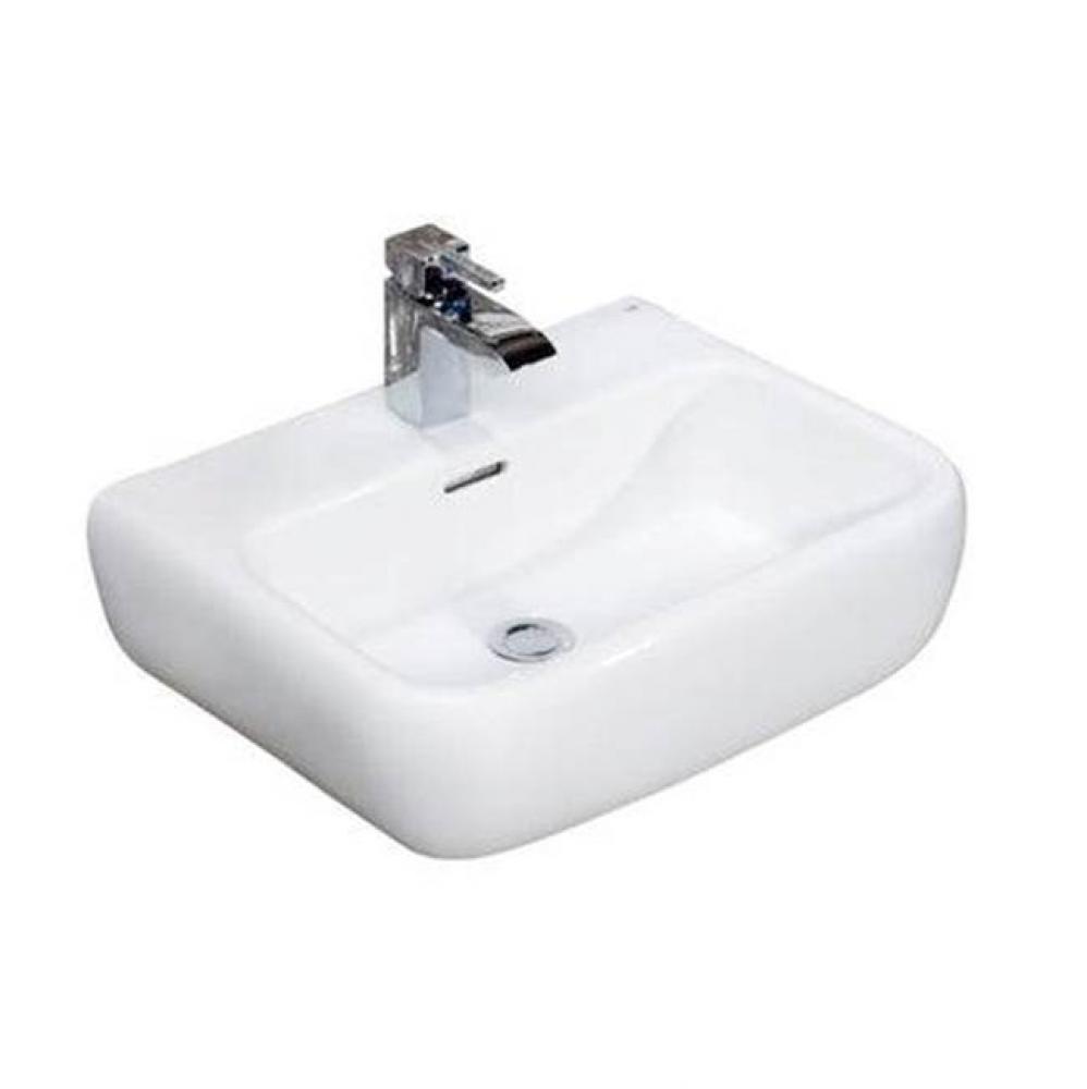 Metro 520 Wall-Hung BasinBasin, 4'' Centerset, White