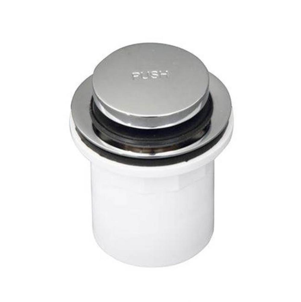 Bath Tub Drain Pop UP w/ 1-1/2 Flange PVC Adapter, CP