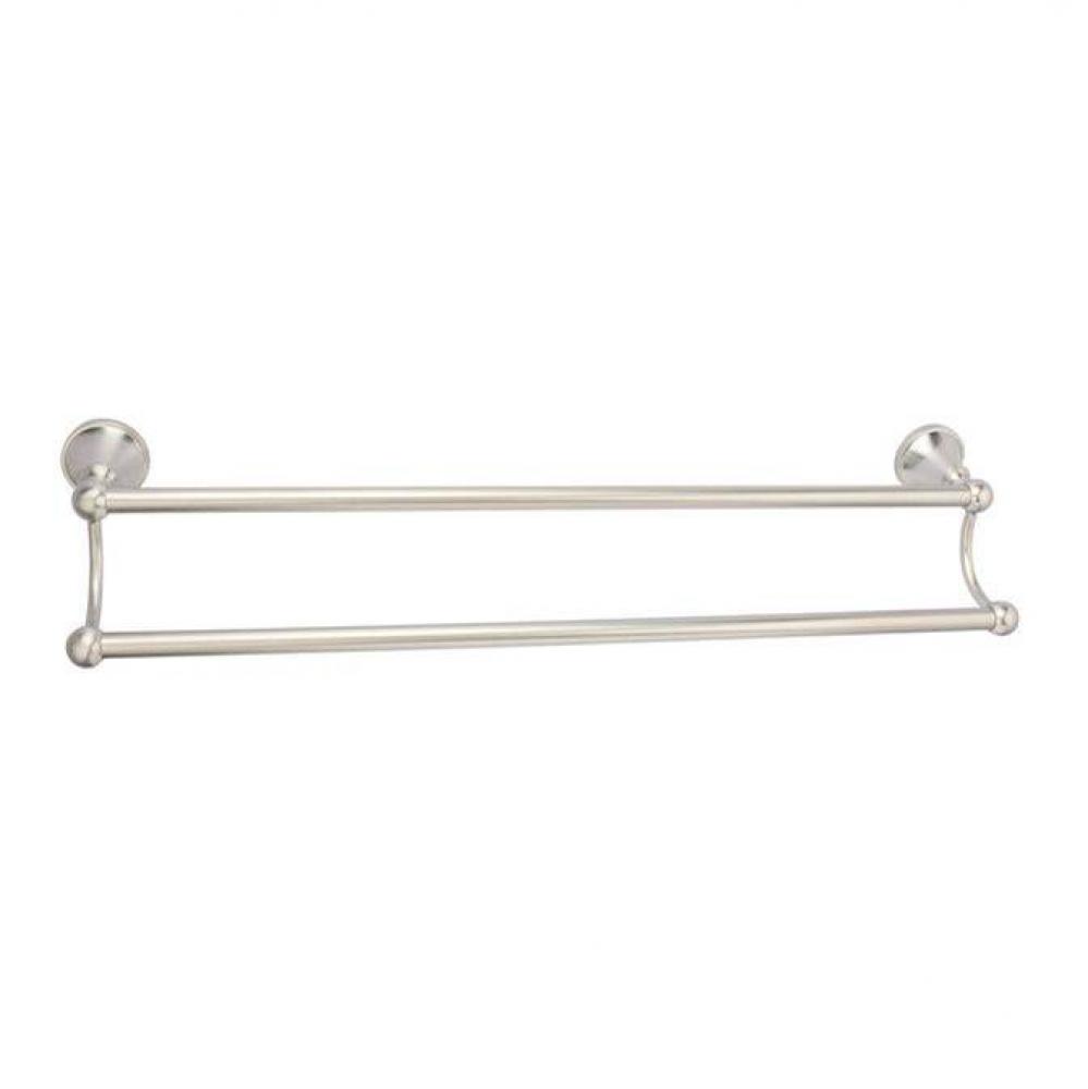 Gleason Double Towel Bar, 24 Brushed Nickel