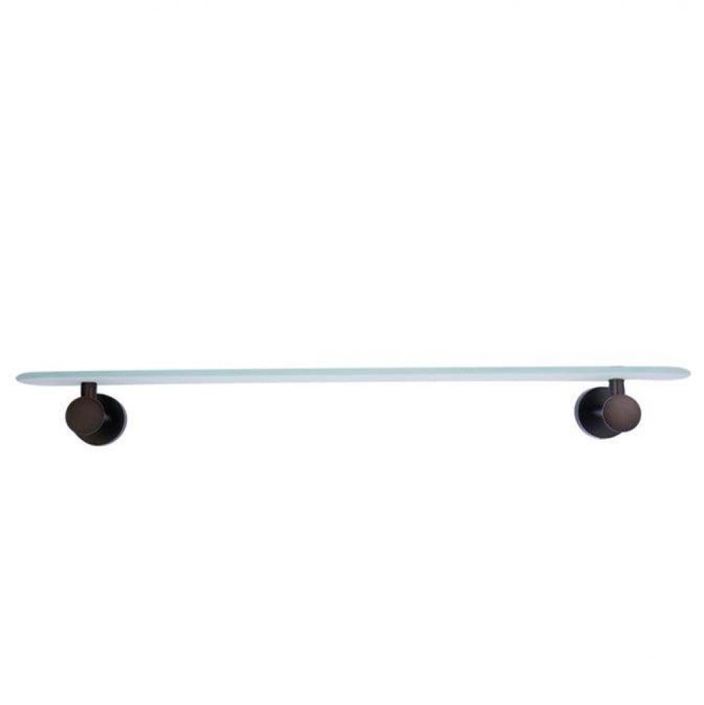 Plumer Glass Shelf Oil Rubbed Bronze