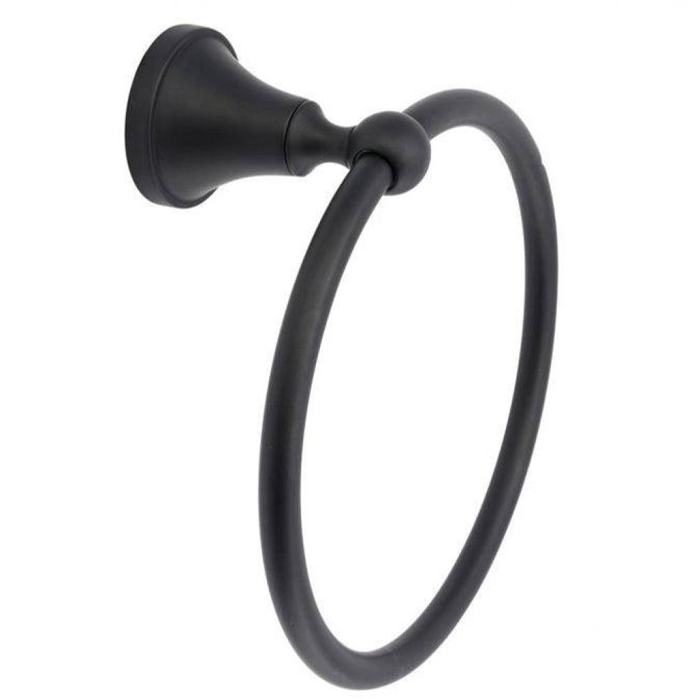 Gleason Towel Ring, Matt Black
