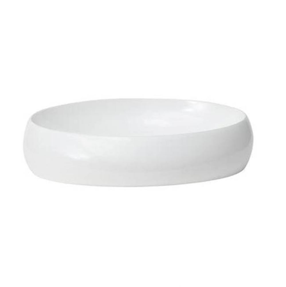 Cloud 22-7/8'' Vessel withWaste Cover in White