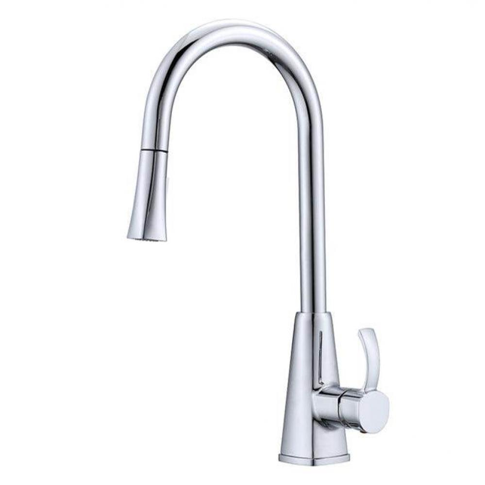 Christabel Pull-down KitchenFaucet w/Hose,Polished Chrome