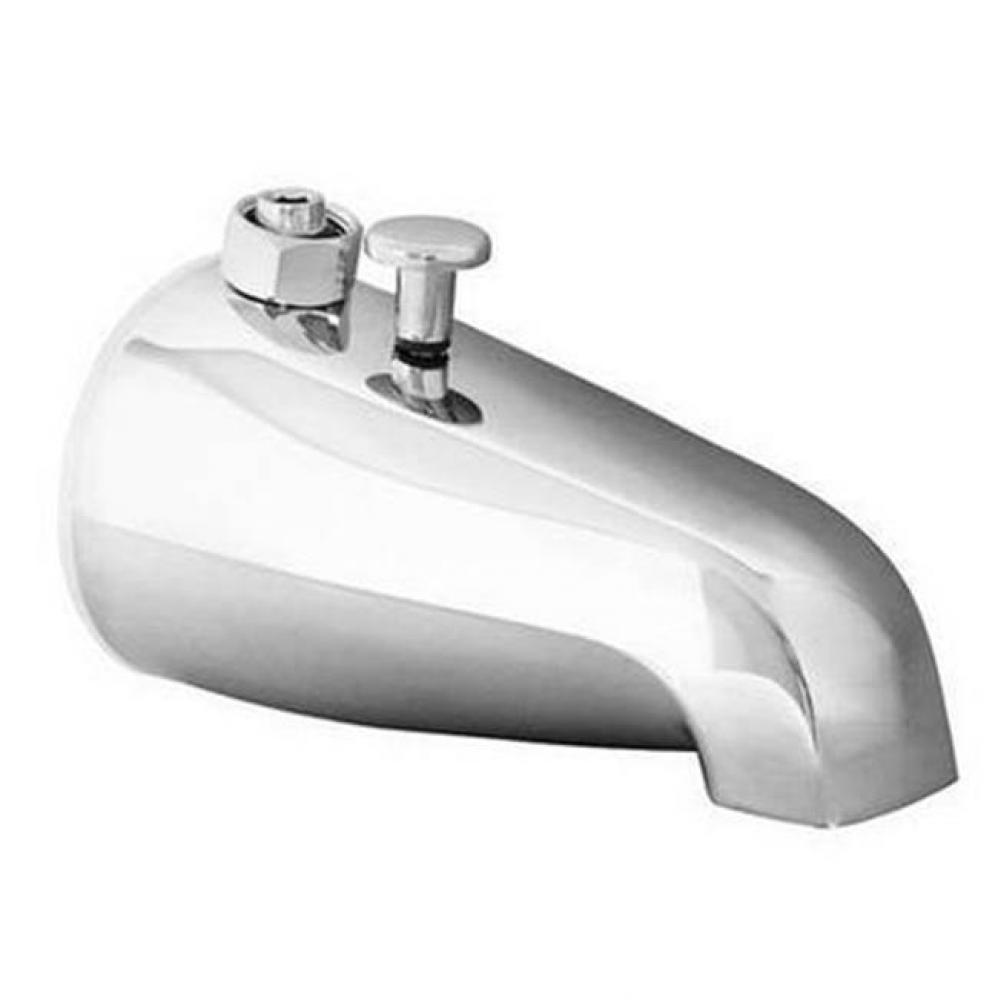 Diverter Spout Only for Built In Tubs, Brushed Nickel