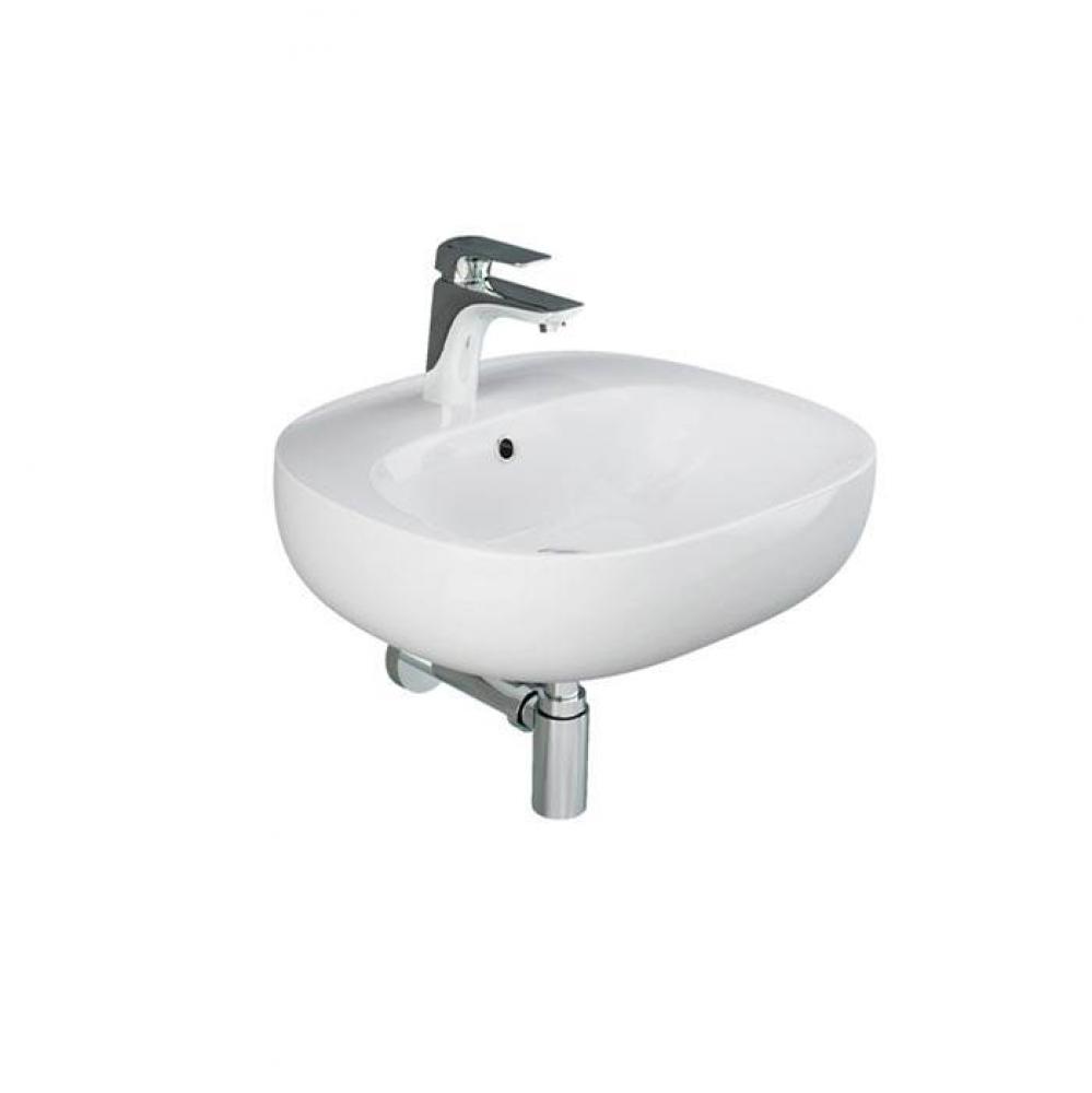 Illusion 500 Wall-Hung Basin With 4'' Centerset