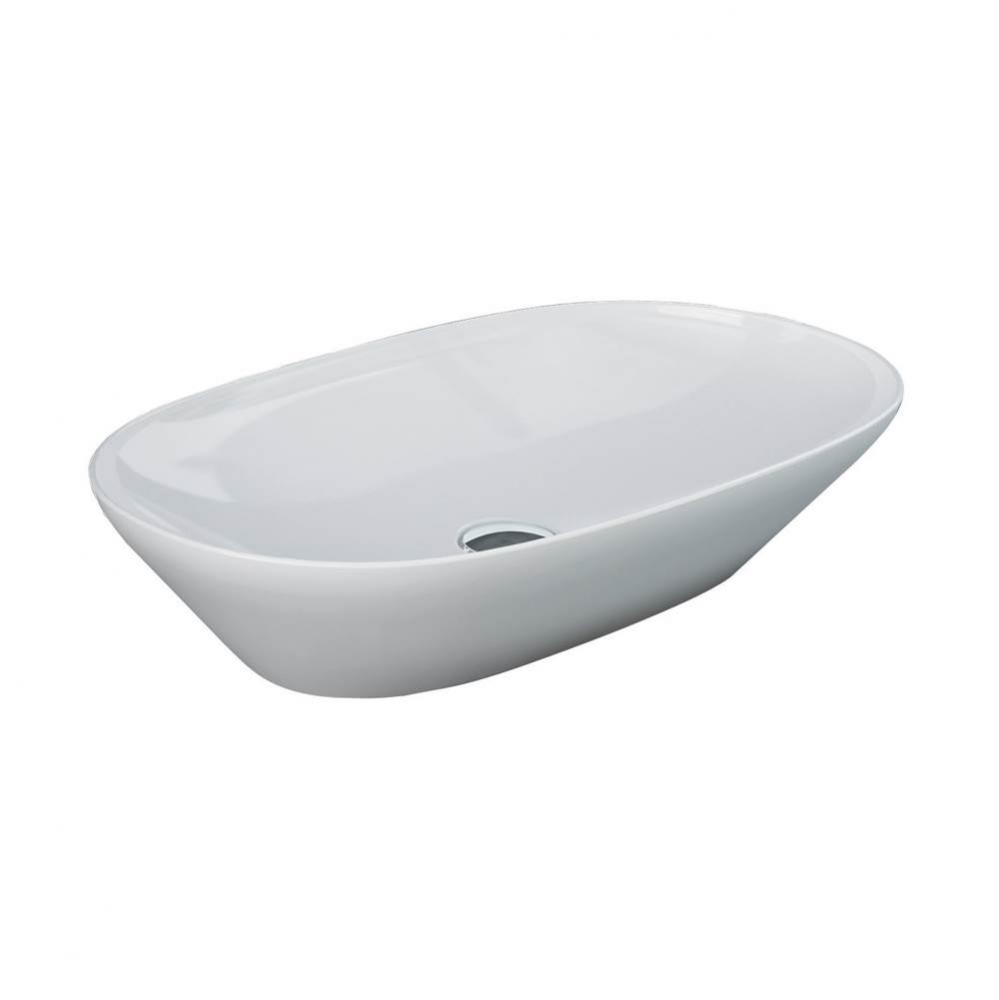 Variant 23-5/8'' x 14'' OvalCounter Top Basin in White