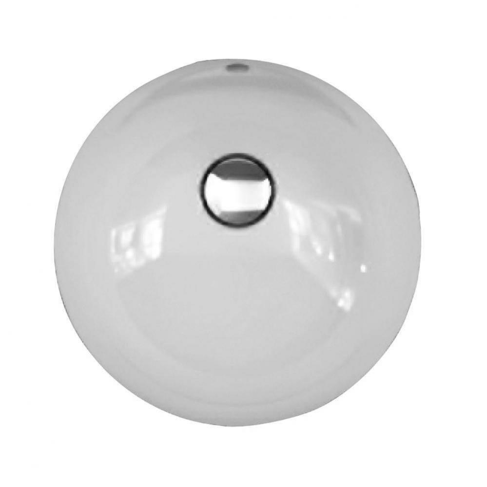 Variant 14'' Round UndercounterBasin in White