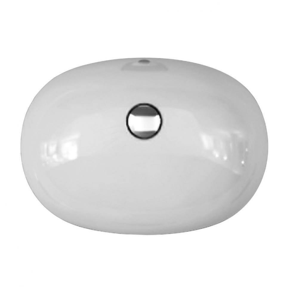 Variant 21-7/8'' x 16-1/3'' OvalUndercounter Basin in White