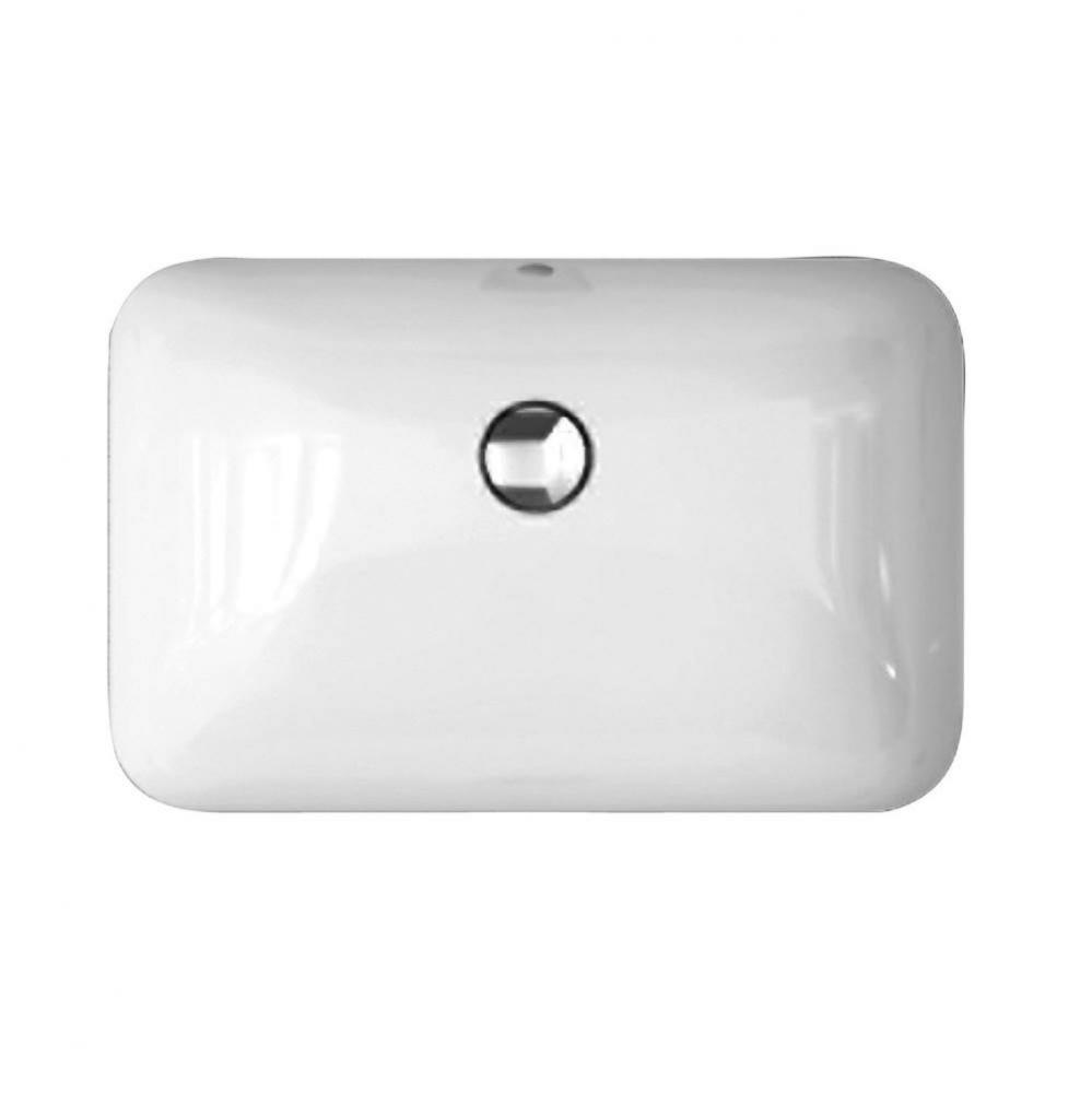 Variant 21-5/8'' x 14'' RectUndercounter Basin in White