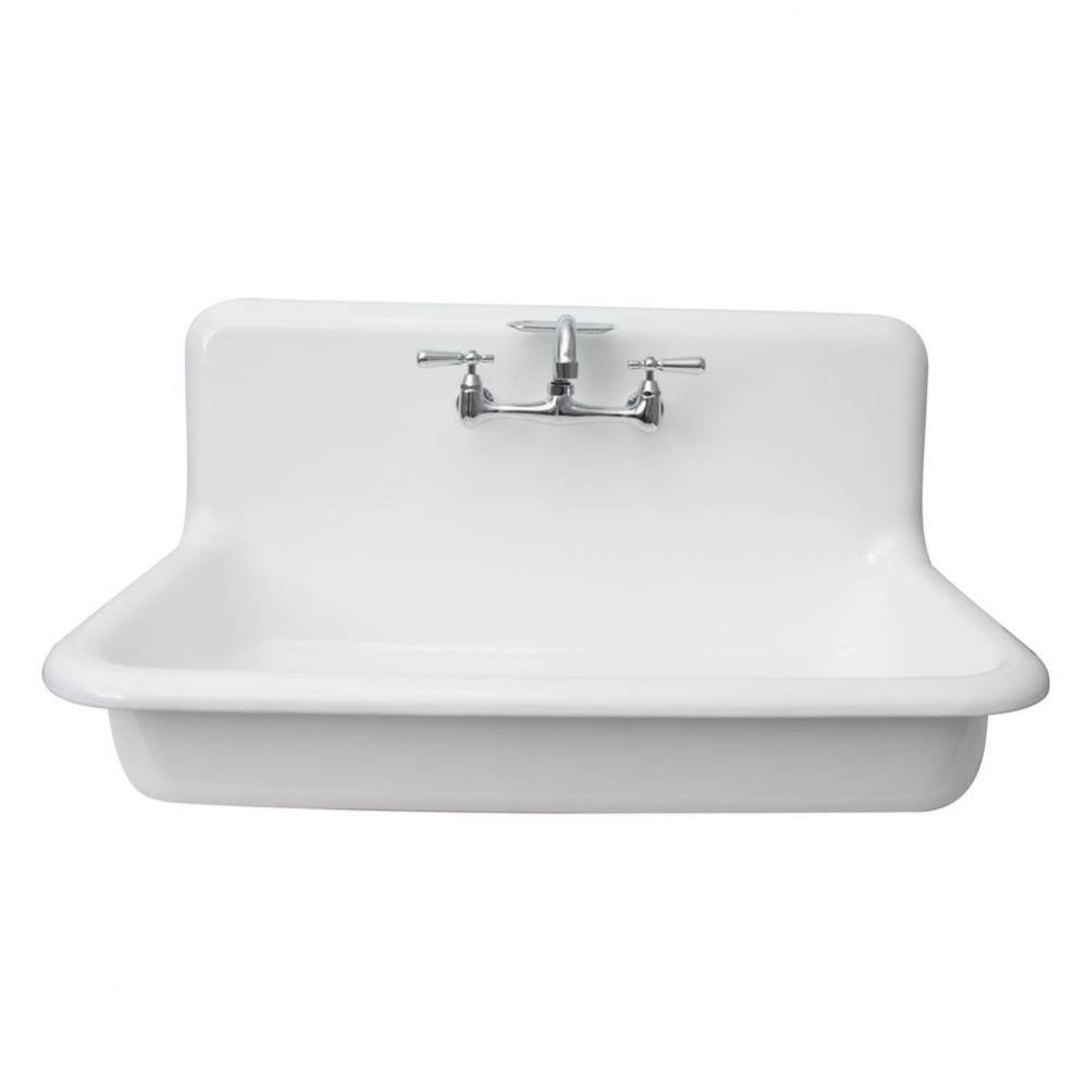 Kerville 36'' Lavatory Sink8'' Widespread,Wall Hung,White