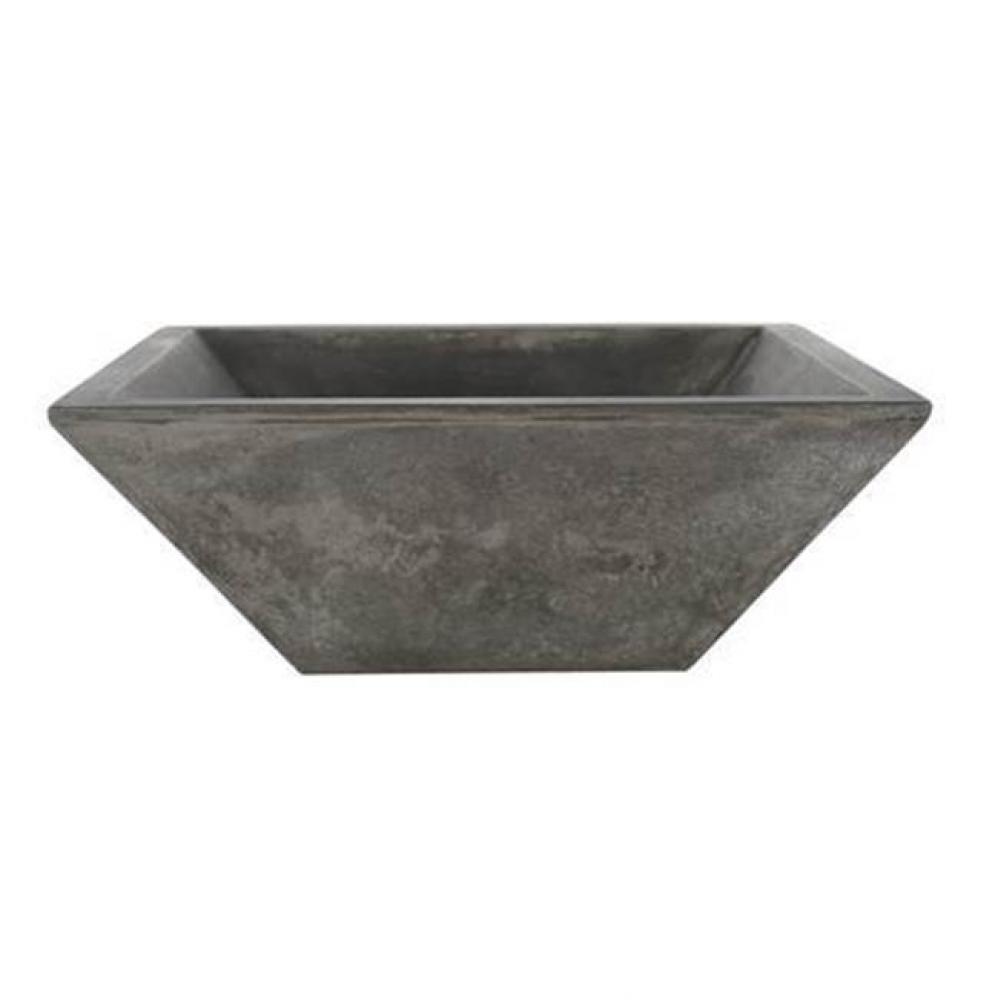 Radam Square Cement, AboveCounter Basin,Dusk Gray