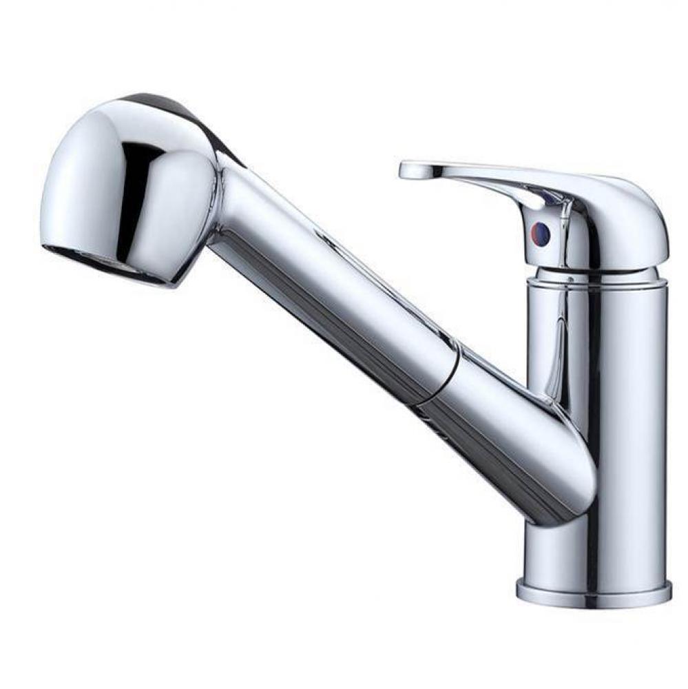 Sable Kitchen Faucet with PullPull-out Spray,Polished Chrome