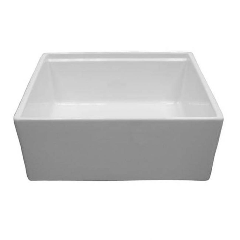 Crofton 36''Single Bowl sinkw/ledge,Plain front,White