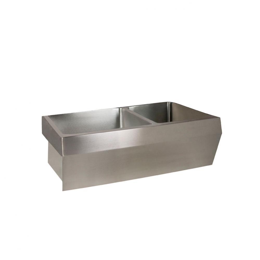 Corazon 33'' Stainless Steel60/40 Dbl Bowl Farmer Sink