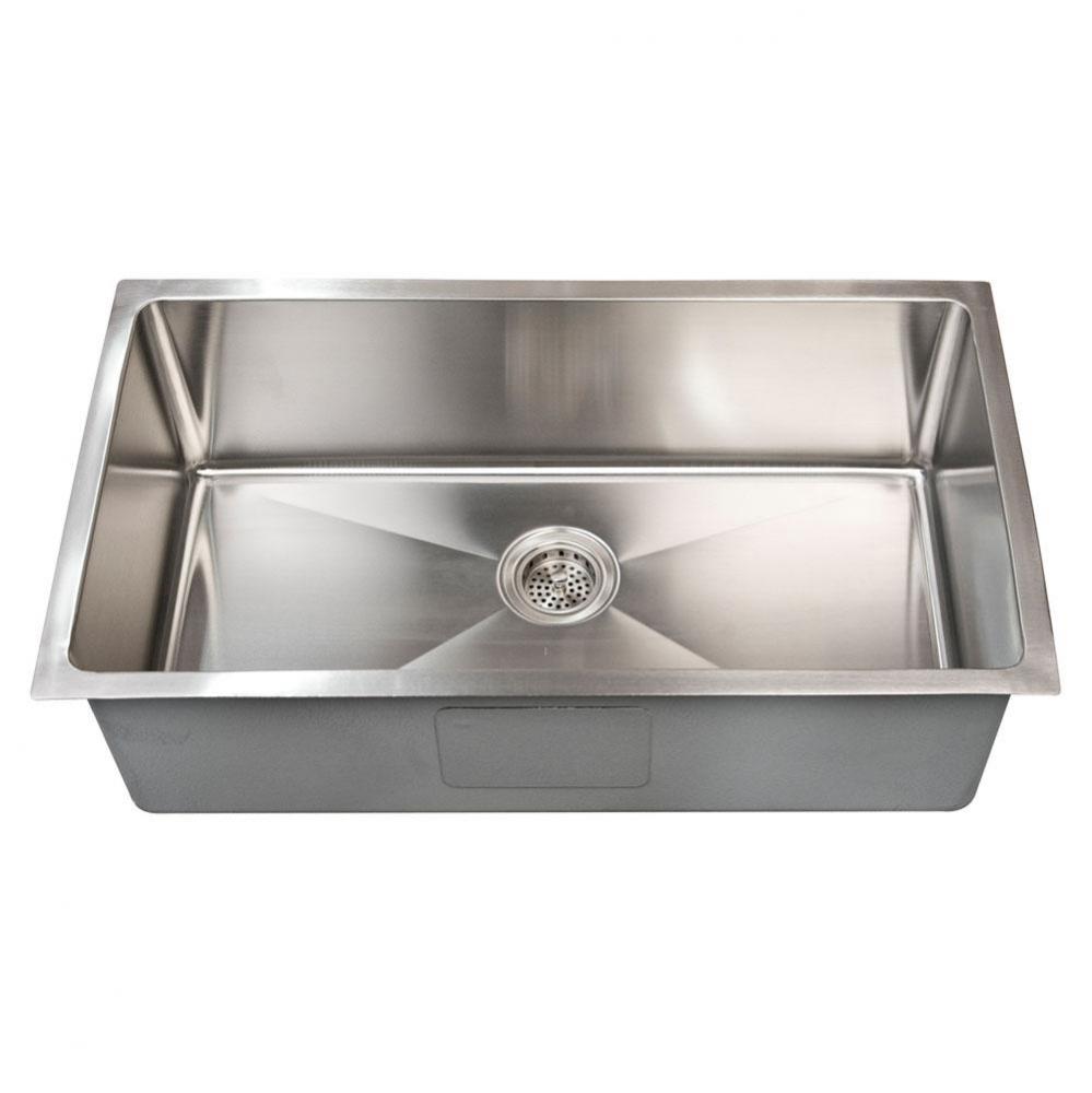 Fabyan 32'' SS Single BowlUndermount Kitchen Sink