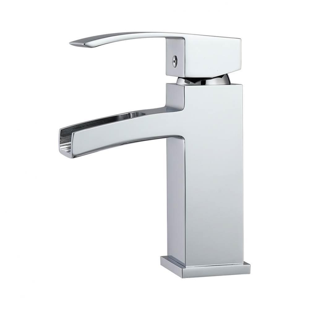 Dario Single Handle WaterfallFaucet w/Hoses,Polished Chrome