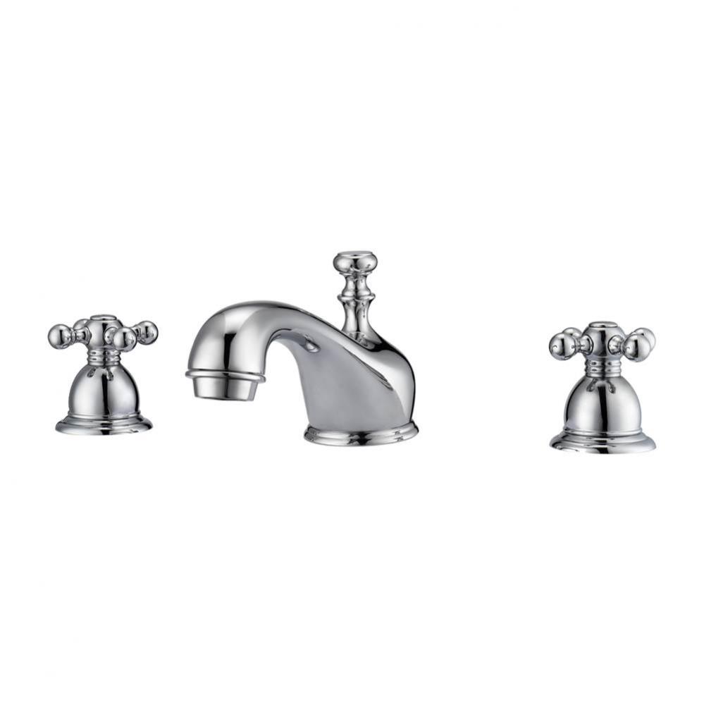 Marsala 8''cc Lav Faucet, withHoses,Metal Cross Handles, CP