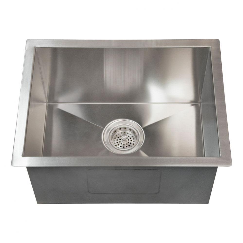 Sabrina 23'' SS RectangularUndermount Prep Sink