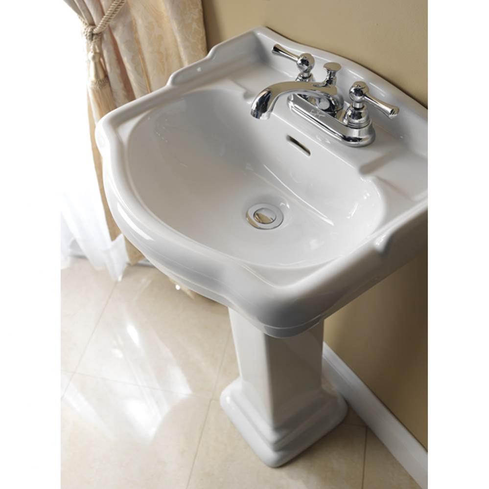 Stanford 460 Basin, One-Hole, White