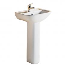 Barclay C/3-120WH - Lara Ped Lav ColumnWhite