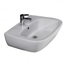 Barclay 4-1011WH - Elena 450 Wall-Hung Basin1 hole, White