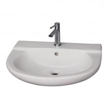 Barclay 4-118WH - Jayden Wall-Hung Basin8'' cc, White