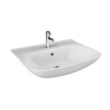 Barclay 4-1111WH - Eden 520 Wall-Hung Basin,1-Hole, White