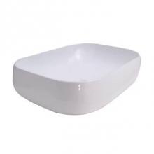 Barclay 4-435WH - Celino 450 Rectangular AboveCounter Basin, White