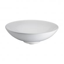 Barclay 4-467WH - Large Diana Above Counter Basin, White