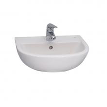 Barclay 4-541WH - Compact 545 Wall Hung Basin 1 hole - White