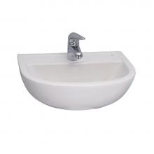 Barclay 4-624WH - Compact 500 Wall-Hung Basin4'' cc, White