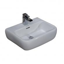 Barclay 4-911WH - Metropolita 420 Wall-Hung Basin, 1-Hole, White