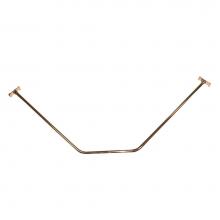 Barclay 4157-30-PB - 4157 Neo Angle Shower Rod, 30x24x30'',  Polished Brass