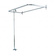 Barclay 4193-48-CP - Converto Shower w/48'' D-Rod, Fct, Riser, Polished Chrome