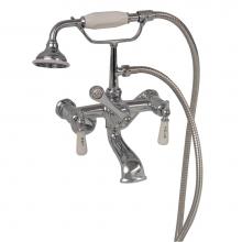 Barclay 4602-PL-CP - Elephant Spout Hand Shwr, w/Swvl Mts, Porc Hdles, Chrome