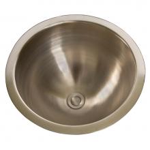 Barclay 7-603BN - Birk 14'' Round Copper SinkSatin Nickel