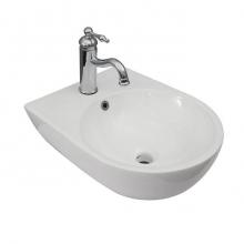 Barclay 4-1124WH - Ella 15'' Wall Hung Basin withOverflow, White