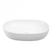 Barclay 4-451WH - Kesha 23''  Oval Above CounterBasin, White