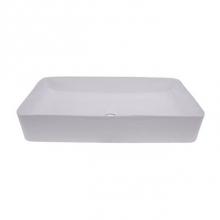 Barclay 4-455WH - Leduc 23'' Rectangular AboveCounter Basin, White