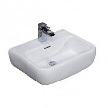 Barclay 4-914WH - Metropolitan 420 Wall-Hung Basin 4'', Centerset, White