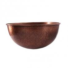 Barclay 7-758AC - Haverhill 17'' Oval Basin Hammered, Antique Copper